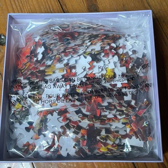 500 piece puzzle of flowers - Picture 2 of 3